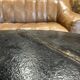Industrial round coffee table