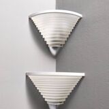 Pair of Egisto Corner Sconces by Angelo Mangiarotti for Artemide