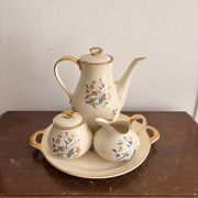 Tea Service Café Courtoisie Keramis Boch Louvière Art Deco Phoenix Bird