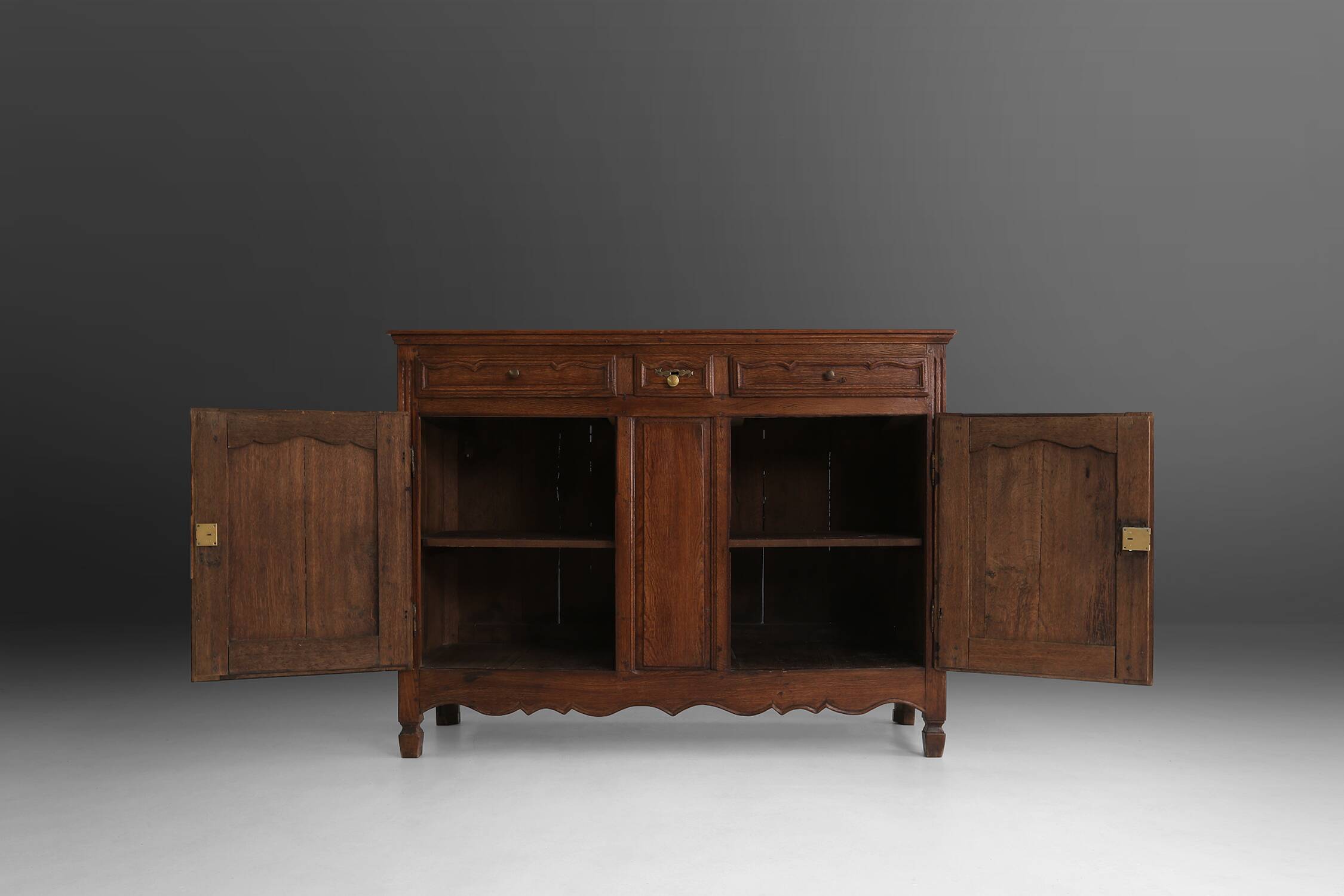 Rustic Flemish Cabinet, 1850s