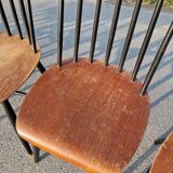 Set of 6 Fannett Scandinavian chairs by Ilmari Tapiovaara 1960.