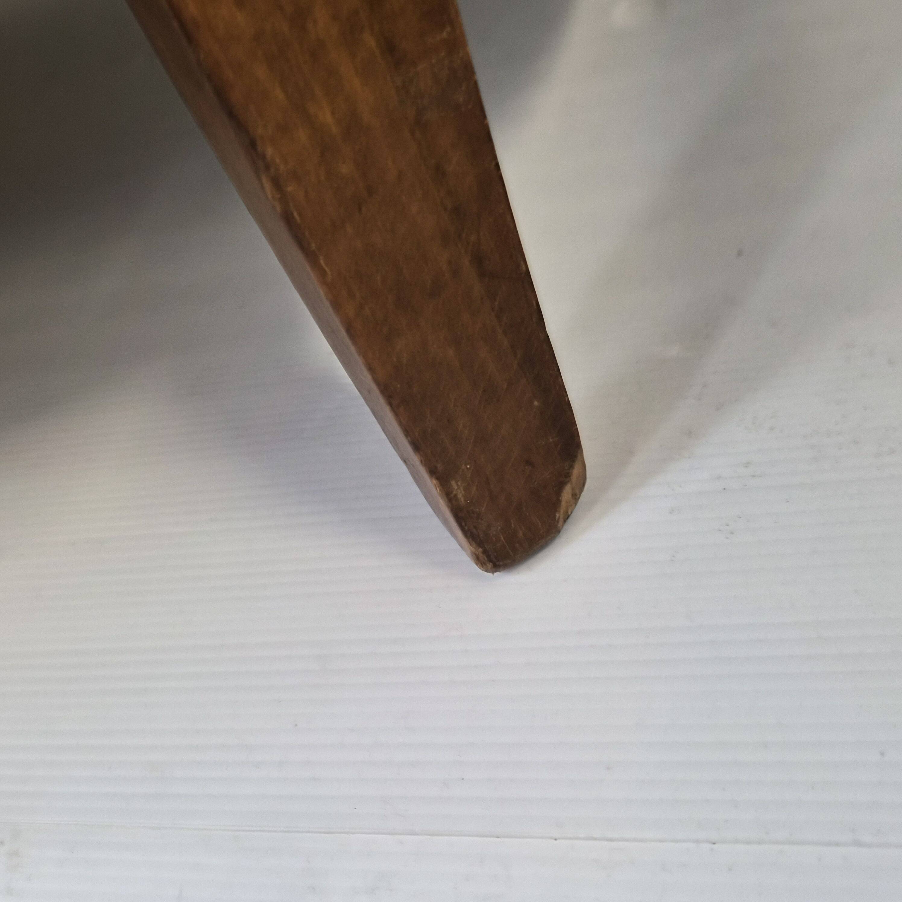 1950s vintage canapé in caning and velvet