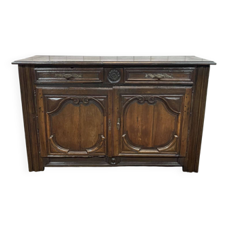 19th century rustic oak sideboard
