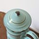 Pretty enamelled filter coffee maker