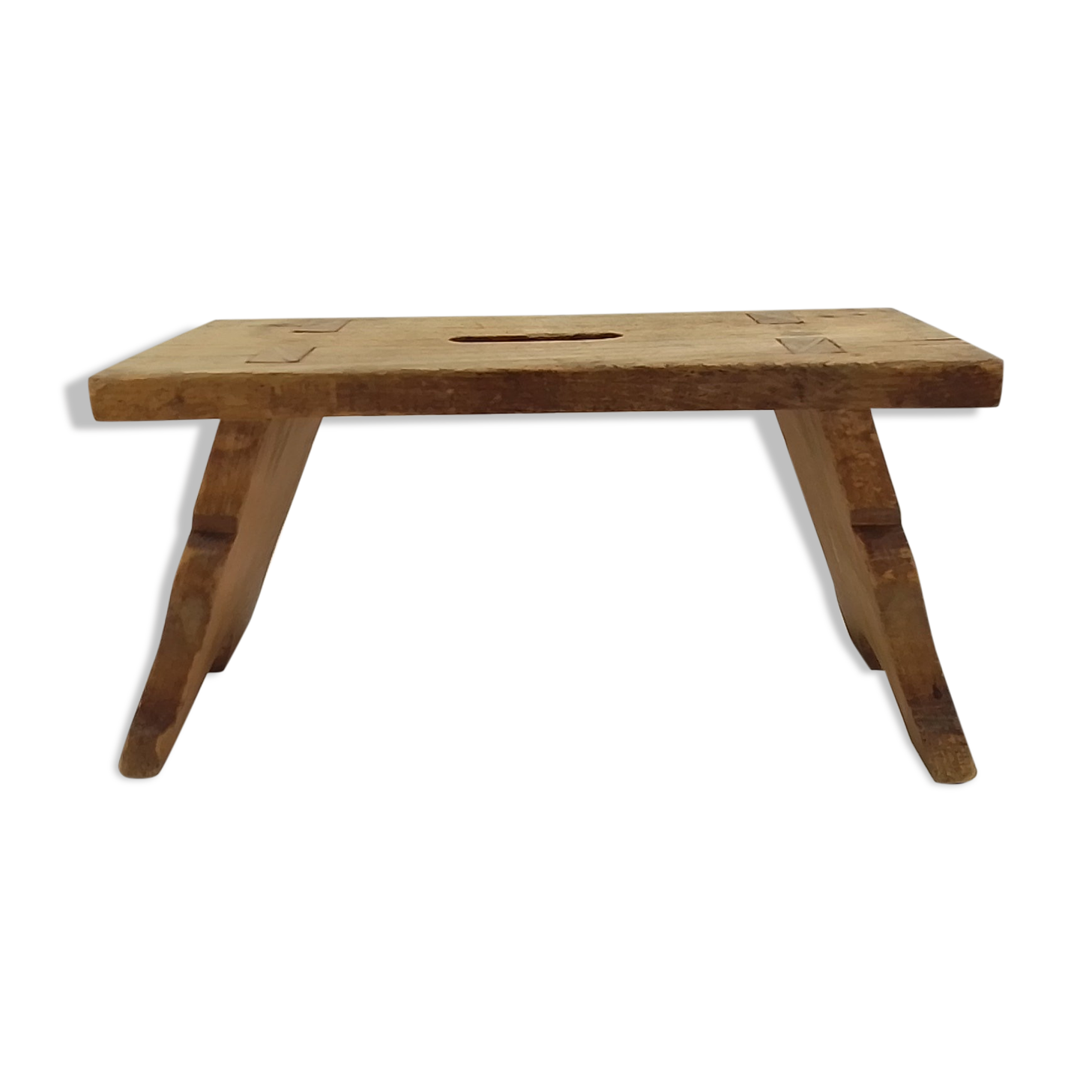 Rectangular wooden step