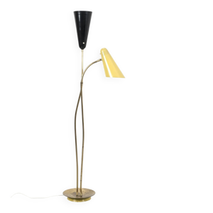 Lampe de sol vintage - laiton