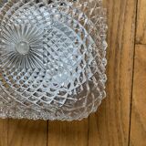 Small antique square vintage wall/ceiling light, 18 cm