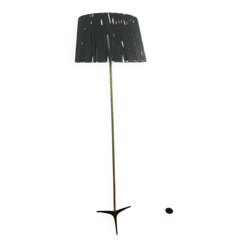 Art Deco black and gold floor lamp