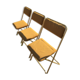 3 Chairs Folding vintage