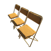 3 Chairs Folding vintage