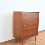 Danish teak chest of drawers