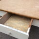 Table de ferme vintage sapin 1940