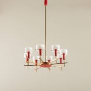 Italian chandelier atrr. to Angelo Brotto for Esperia, Italy 1960s.