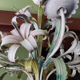 Vintage metal flower chandelier