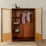 50s Wardrobe with Curtains