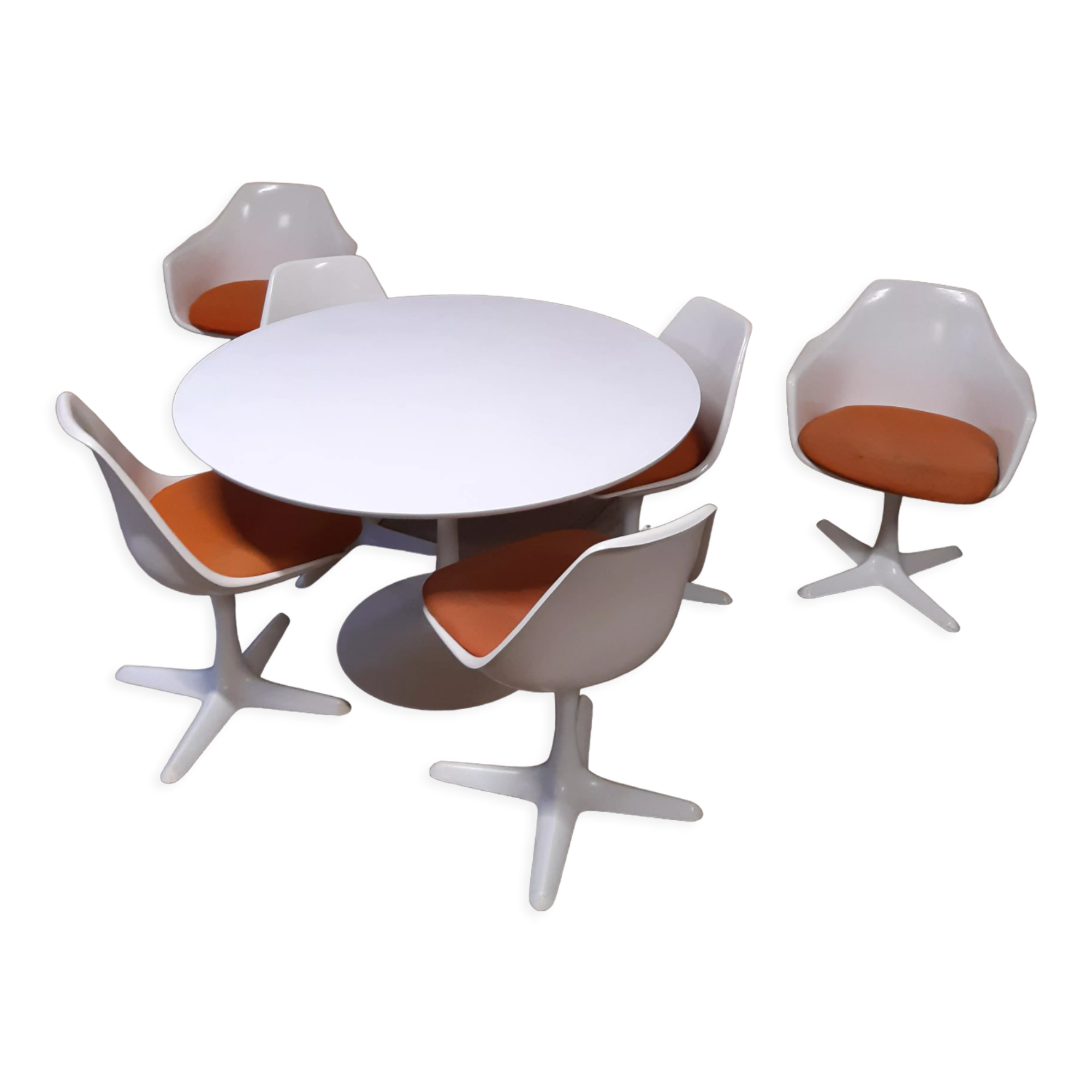 Table et chaises années 60