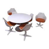 Table et chaises années 60