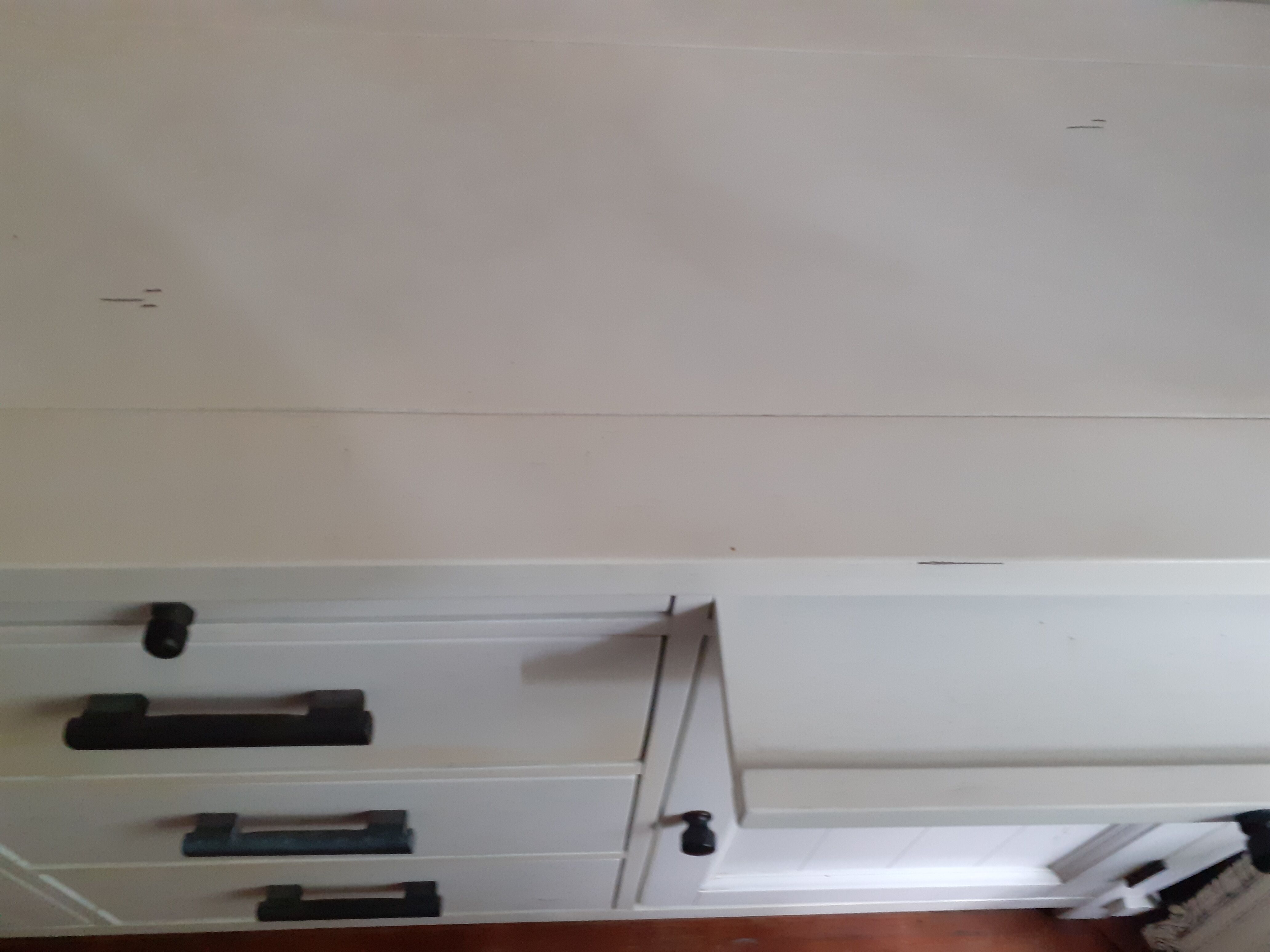 White wood sideboard