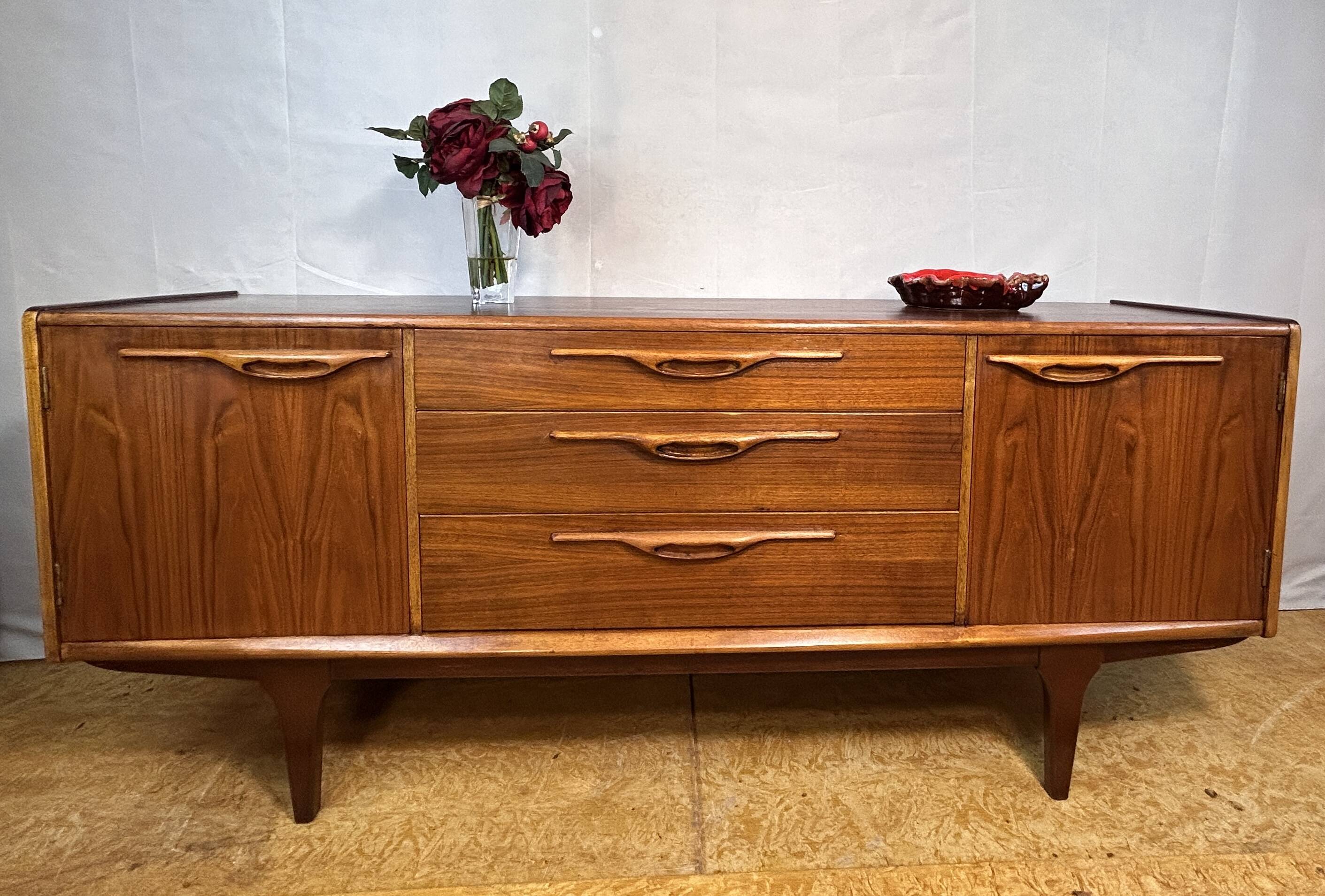 Mid-century retro vintage teak sideboard by Jentique 1960 Danish Design