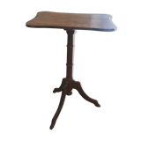 Rectangular pedestal table