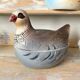 Ceramic partridge, zoomorphic terrines by Michet Caugant.