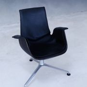 FK 6726 “Tulip” swivel chair by Preben Fabricius & Jørgen Kastholm, Denmark, 1960s