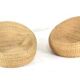 Set of 2 vintage Ikea wicker armchairs "donut"
