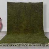 Handwoven Moroccan artisanal carpet