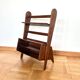 Handheld/carry-on bookcase, design A. Bocek for Krasna Jizba, Czechoslovakia, 1949
