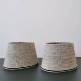 Set of 2 oval lampshades