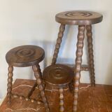 Very beautiful set of three tripod plant holders