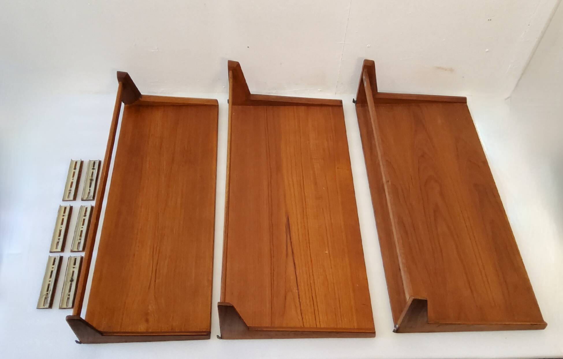 Floating wall shelves by Kai Kristiansen, Denmark, 1960s