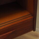 Teak highboard, Danish design, 1970s, manufactured by ES Møbler