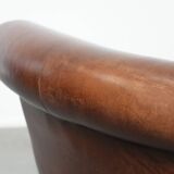 Luxury Sheep Leather Armchair with a Timeless Look