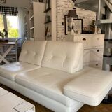 Full grain leather corner sofa
