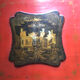 Lacquer coffee table with Asian decoration era Napoleon III