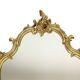 Gilded Rococo Style Mirror With Console Acanthus France