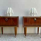 Pair of Foulard slamp lamps