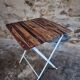 Table bistrot pliante vintage – Années 1950