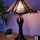Tiffany style lamp, stained glass, art nouveau