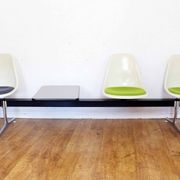 Eames 3-seater bench Vitra Edition 1970 Fibreglass