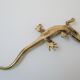 solid brass lizard gilded bronze 70s
