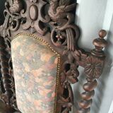 Louis XIII oak sofa