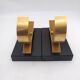 Gold Starry bookends.