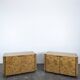 Rochebobois buffet by Jean Claude Mahey in elm burl.