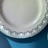 Flat plates in Iron earth manufacture Salins model Garland