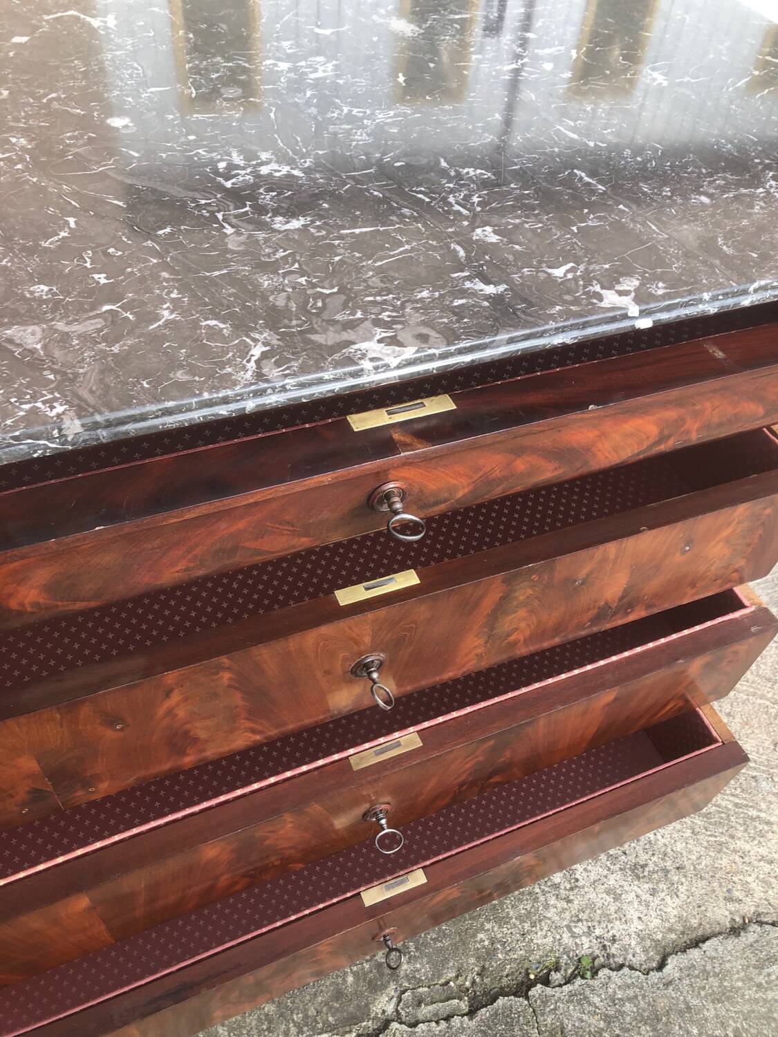 Louis Philippe chest of drawers