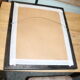 Mirror molded black frame 48x58cm