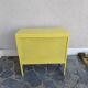Vintage Scandinavian yellow chest of drawers