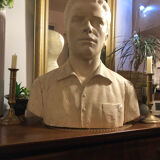 Bust signed E.A Minazolli